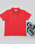Red Polo T Shirt