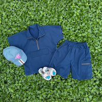 Half Zip Collar Co-Ord Set