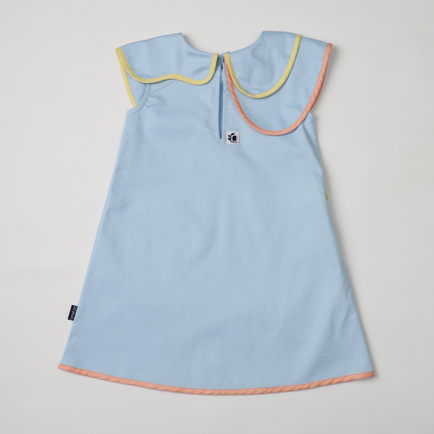 Swing Dress with Layer Collar