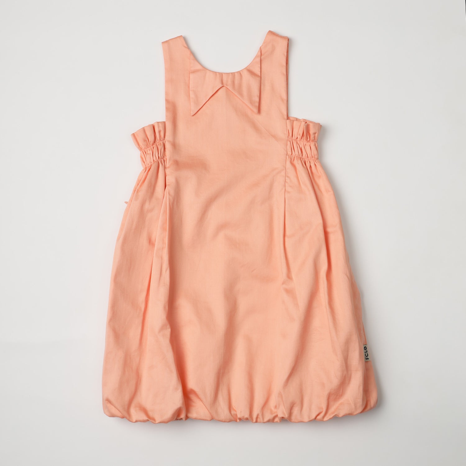 Balloon Dress with Smocked Panels