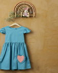 Swing Dress with Heart Detail