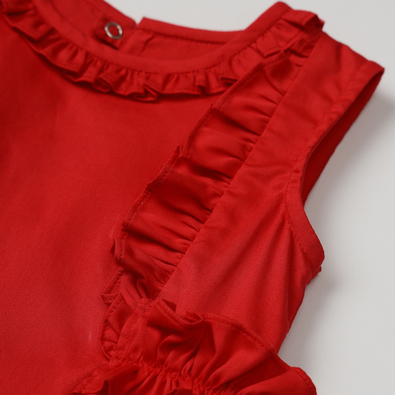 Swing Dress with Ruffle Details