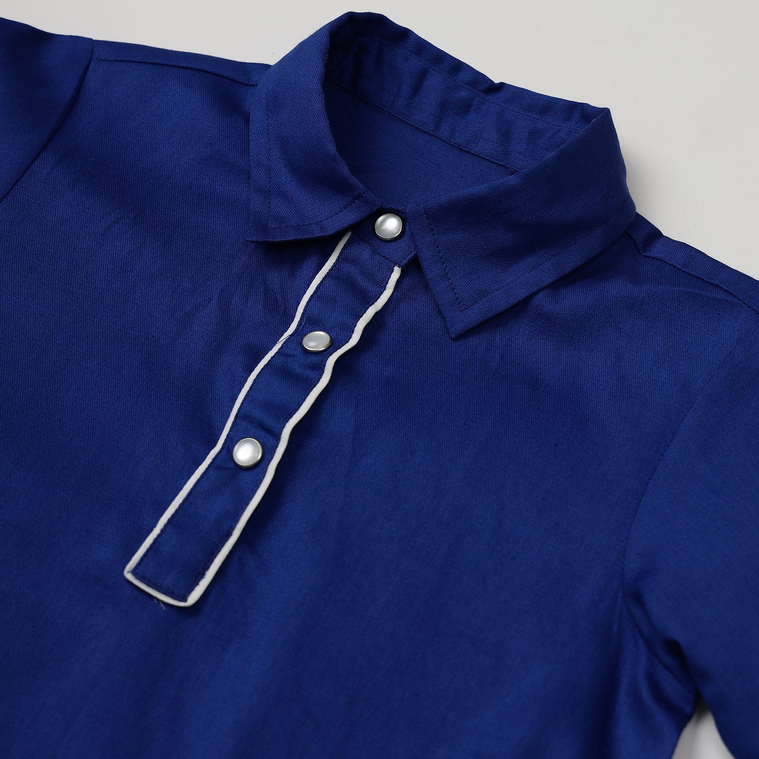 Scallop Hem A-Line Dress