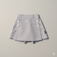 Button Detail Skort