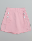 Button Detail Skort